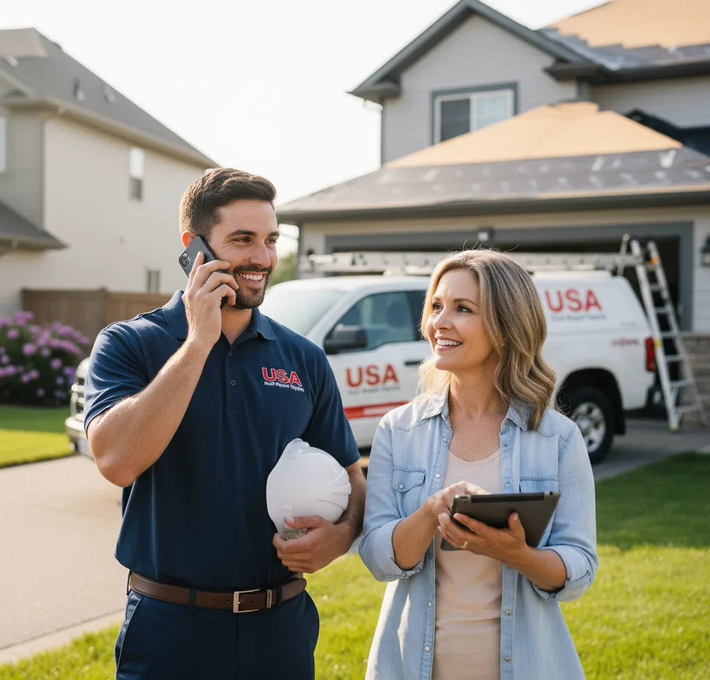 USA Roof Repair Experts customer support in Garwood